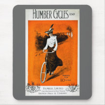 Vintage Humber Bike Advertisement Mouse Pads