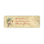 Vintage Humingbird Swirl Return Address Custom Return Address Labels