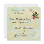 Vintage Hummingbird Wedding Invitations