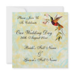 Vintage Hummingbird Wedding Invitations