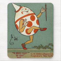 Vintage Humpty Dumpty on the Wall Dancing Mouse Pad