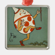 Vintage Humpty Dumpty on the Wall Dancing Christmas Ornament