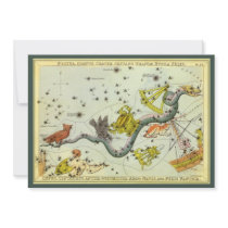 Vintage Hydra Constellation Personalized Invitations