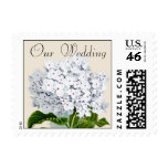 Vintage Hydrangea Wedding Stamp