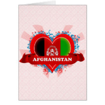 Vintage I Love Afghanistan Greeting Cards