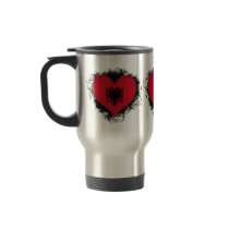 Vintage I Love Albania Coffee Mug