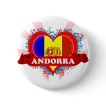 Vintage I Love Andorra buttons