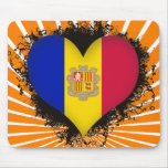 Vintage I Love Andorra Mousepad