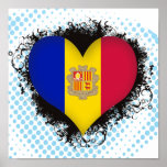 Vintage I Love Andorra Posters