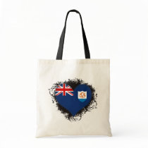 Vintage I Love Anguilla Canvas Bags