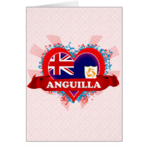 Vintage I Love Anguilla Cards