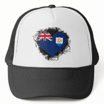 Vintage I Love Anguilla Mesh Hats