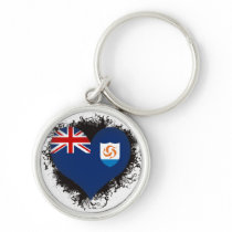 Vintage I Love Anguilla Keychains