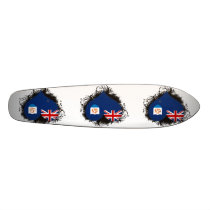 Vintage I Love Anguilla Skate Board Decks