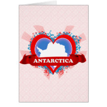 Vintage I Love Antarctica Greeting Cards