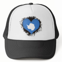 Vintage I Love Antarctica Trucker Hats