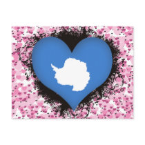 Vintage I Love Antarctica Postcard