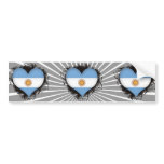 Vintage I Love Argentina Bumper Stickers