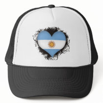 Vintage I Love Argentina Trucker Hat