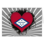 Vintage I Love Arkansas Card