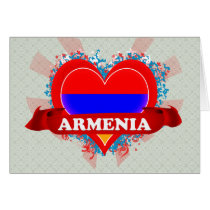 Vintage I Love Armenia Greeting Cards