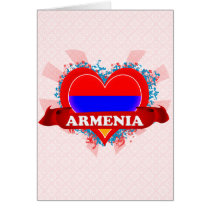 Vintage I Love Armenia Greeting Cards