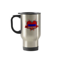Vintage I Love Armenia Coffee Mugs