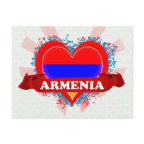 Vintage I Love Armenia Postcard