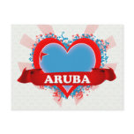 Vintage I Love Aruba Post Cards