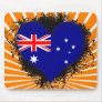 Vintage I Love Australia Mouse Pad