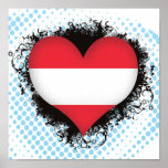 Vintage I Love Austria Posters