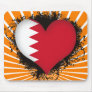 Vintage I Love Bahrain Mousepad