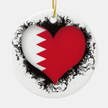 Vintage I Love Bahrain Ornaments