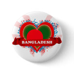 Vintage I Love Bangladesh Pin