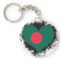 Vintage I Love Bangladesh Keychain