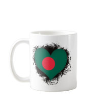 Vintage I Love Bangladesh Coffee Mugs