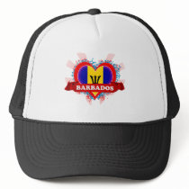 Vintage I Love Barbados Trucker Hat