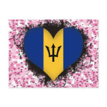 Vintage I Love Barbados Post Card