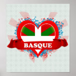 Vintage I Love Basque posters