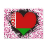 Vintage I Love Belarus Post Card