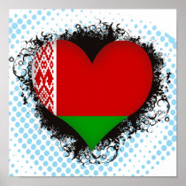 Vintage I Love Belarus Posters