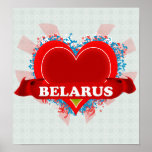 Vintage I Love Belarus Posters