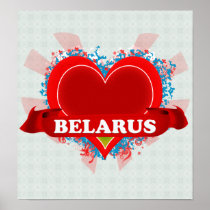 Vintage I Love Belarus Posters
