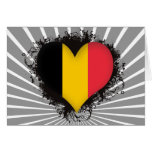 Vintage I Love Belgium Greeting Card