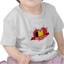 Vintage I Love Belgium T Shirt