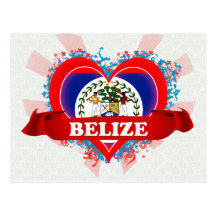 Vintage I Love Belize Post Cards