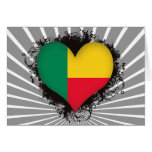 Vintage I Love Benin Card