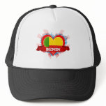 Vintage I Love Benin Trucker Hat