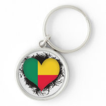 Vintage I Love Benin Keychain