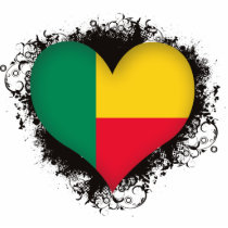 Vintage I Love Benin Photo Cut Outs